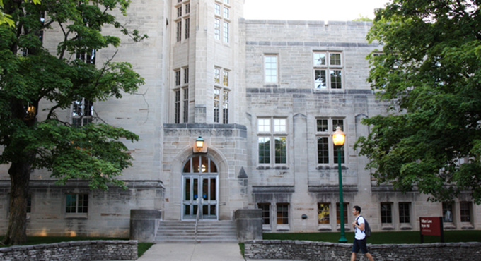 West entrance of Bryan Hall